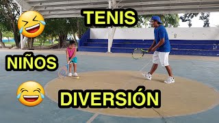 CLASES de TENIS para NIÑOS  TENIS EJERCICIOS para Niños de 4 a 6 años Como EMPEZAR a jugar tenis [upl. by Ajiam944]