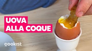 UOVA ALLA COQUE il metodo e i tempi esatti per un risultato perfetto 🍳 [upl. by Odranoel]