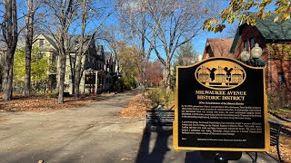 Historic Car Free Street in Minneapolis  Milwaukee Ave Historic District  November 12 2024 [upl. by Legin80]