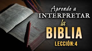 Cómo entender la Biblia HermenéuticaLección  4 [upl. by Gibbs]