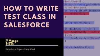 How to write test class in salesforce  8 minutes [upl. by Cecilla834]