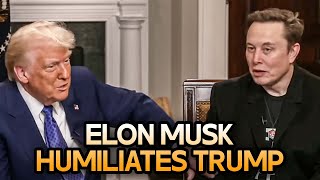 Musk Proves Hes In Charge By Humiliating Trump During Hannity Interview [upl. by Neala]