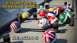 COUNTRIES MARBLE RACE  SEASON 5 [upl. by Kehoe]