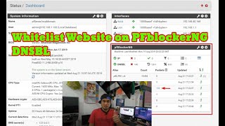 How to Whitelist Specific Website in pfBlockerNG DNSBL PFSENSE [upl. by Morven]