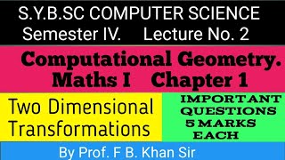 Important Examples on Computational Geometry Chapter 1 [upl. by Kathlin]