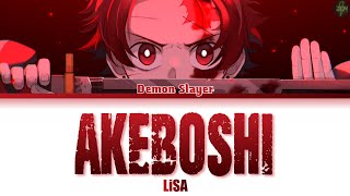 Demon Slayer Mugen Train Opening Full Akeboshi Lyrics [upl. by Cohbath894]