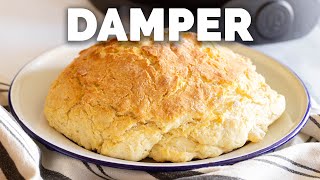 Damper  Aussie Camp Bread Recipe Just 5 Ingredients [upl. by Anert738]