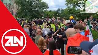 Replay Ottawa for Freedom Convoy Protests and Canada Day celebrations [upl. by Finlay608]