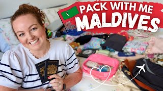 PACK WITH ME MALDIVES 🇲🇻 ✈️ holiday prep longhaul flight essentials amp best travel hacks amp tips 🧳 [upl. by Brok]