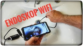 Kamera inspekcyjna  endoskop HD WiFi [upl. by Ainoz956]