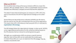 HR METRICS AND KPIs [upl. by Lillywhite]