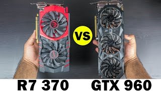 R7 370 vs GTX 960  Graphics Card Comparison [upl. by Wester]