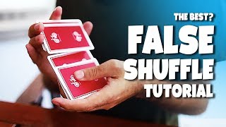 The EASIEST False Shuffle  MAGIC TUTORIAL [upl. by Siurtemed]