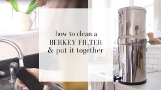 How to Clean a Berkey Water Filter [upl. by Nolla]