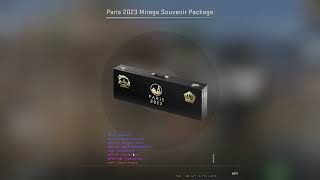 CSGO Item Paris 2023 Souvenir Package Reedem [upl. by Aynosal]