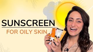 Best sunscreens for oily skin acne prone skin combination skin  Dermatologist recommends [upl. by Ecnav83]