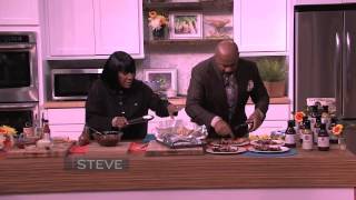 Steve Harvey cooks with Patti LaBelle [upl. by Amaty]