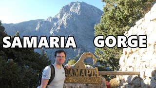 Hiking Samaria Gorge  Crete Greece [upl. by Lyman]