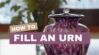 How to Fill An Urn  by Stardust Memorials [upl. by Filberte375]