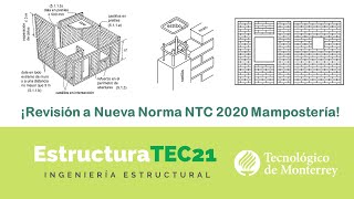 ¡Revisión nueva Norma NTC 2020 Mampostería [upl. by Essirahs]