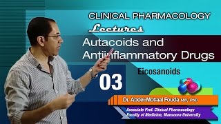 Autacoids Ar  03  Prostaglandins TXA2 leukotrienes [upl. by Niko]