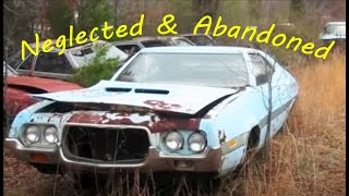 Scenic abandoned 1972 Ford Gran Torinos in HD [upl. by Prince]