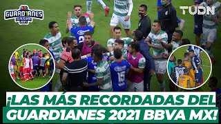 ¡SE DIERON CON TODO Las peleas más recordadas del Guard1anes 2021 BBVA MX  TUDN [upl. by Ydner]