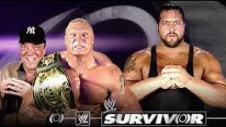 Brock Lesnar vs Big Show  Survivor Series 2002  Full Storyline WWE Championship [upl. by Akilegna]