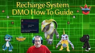 Recharge System DMO How To Digimon Masters Online [upl. by Yarb]