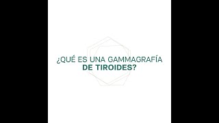 ¿Qué es una gammagrafía de tiroides [upl. by Trevethick]