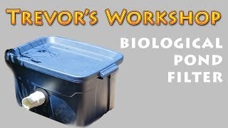 Homemade Biological Pond Filter [upl. by Annhej]