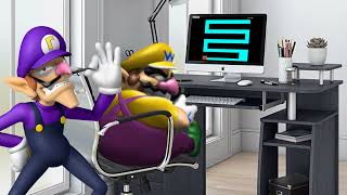 Wario dies of a heart attack after Waluigi convinces him to watch Scary Maze Gamemp3 [upl. by Barcellona]