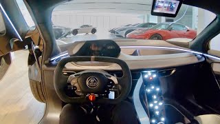 Lotus Evija EV Hypercar  POV First Look Walkaround by Tedward Binaural Audio [upl. by Eddi]