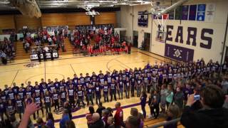 Blair High School Choirs Sing Our National Anthem 2016 [upl. by Laeno]