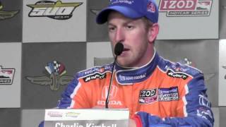 Charlie Kimballs 2013 Indy 500 Pole Day Press Conference [upl. by Woehick229]