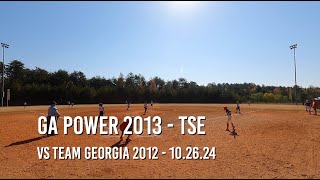 GA Power 2013  Tse vs Team Georgia 2012  102624 [upl. by Gnidleif]