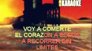 los nocheros  voy a comerte el corazon a besos karaokempg [upl. by Arukas]