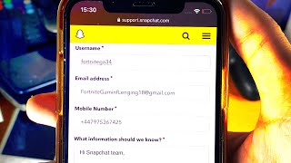 How To RECOVER Snapchat Account  Snapchat Account Recovery Tutorial [upl. by Falzetta]