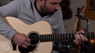 Santa Cruz OM East Indian Rosewood amp Adirondack Spruce demo [upl. by Larimer958]