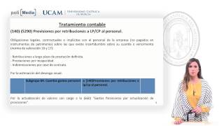 Contabilidad Financiera  Provisiones  Carmen Martínez Franco [upl. by Jaylene]