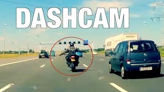 Deze motorrijder is levensmoe  DASHCAM [upl. by Massingill991]