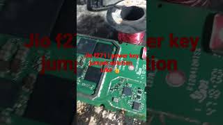 jio f271i power key jumper solution 👌 [upl. by Juline]