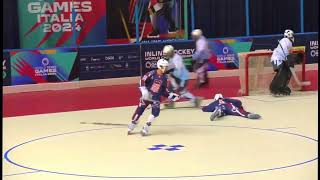 USA Inline Hockey highlights vs Argentina 🇦🇷 World Skate Games 2024 [upl. by Casi]