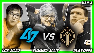 THE TRISECTING LCS 2022 CoStreams  Summer Split  Playoffs Day 4  CLG vs GG [upl. by Enyleve]