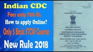 New Indian CDC Rules How to apply for Indian CDC [upl. by Aciraa]