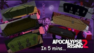 5 Minute Guide to Weapon Cases in Apocalypse Rising 2 [upl. by Llenreb65]