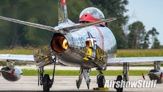 F86 Sabre Aerobatics  No Music  Airshow London 2018 [upl. by Otreblaug550]