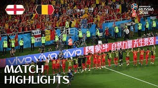 England v Belgium  2018 FIFA World Cup  Match Highlights [upl. by Aeriel]