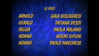 Hey Arnold Italian dubbing credits [upl. by Zed]