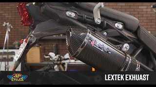 Lextek Motorcycle Exhaust Review [upl. by Notlaw]